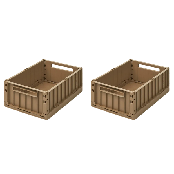 Boîtes de rangement MEDIUM - Pqt de 2 - Oat