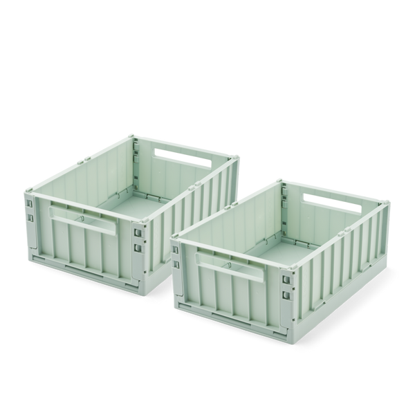 Weston storage box MED - Pack of 2 - Light peppermint