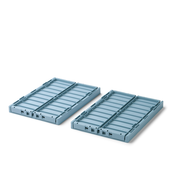 Weston storage box MED - Pack of 2 - Beach blue
