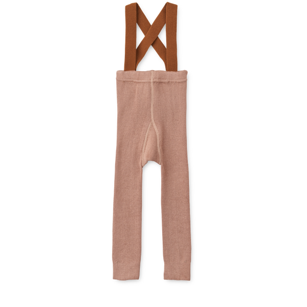 Legging extensible avec bretelles - Tuscany rose/Golden caramel