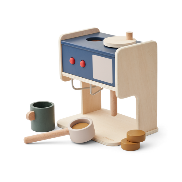 Machine espresso en bois