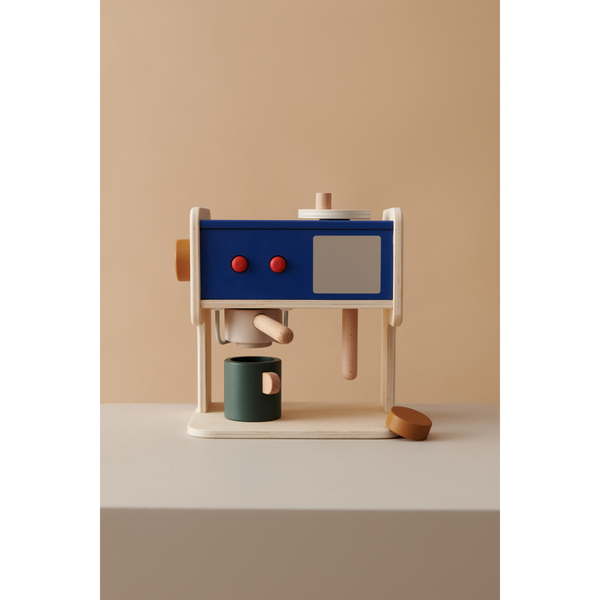 Machine espresso en bois