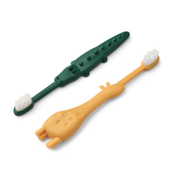 Brosse à dents pour tout-petits - Yellow mellow/Garden green