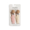 Attache-suce en lin - Paquet de 2 - Blush/Cream