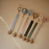 Attache-suce en lin - Paquet de 2 - Powder blue/Deep Sea