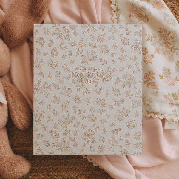 Livre de bébé - Fleurs pastels