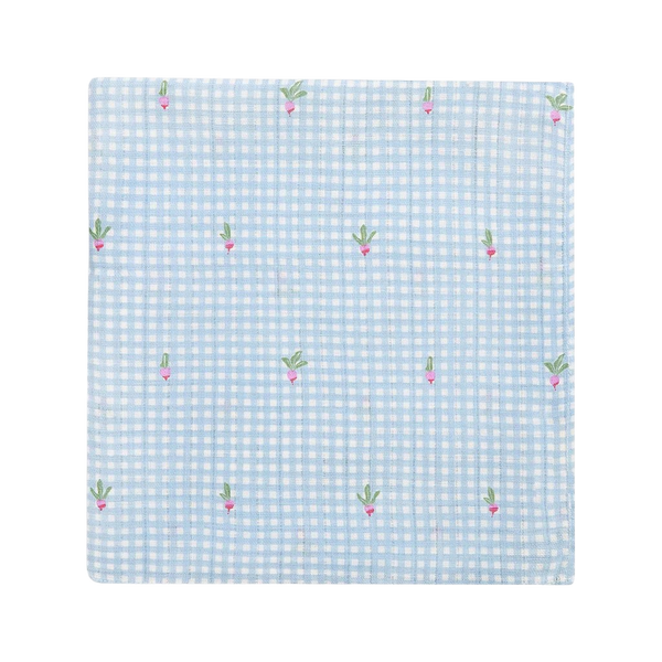 Couverture mousseline coton bio - Radish