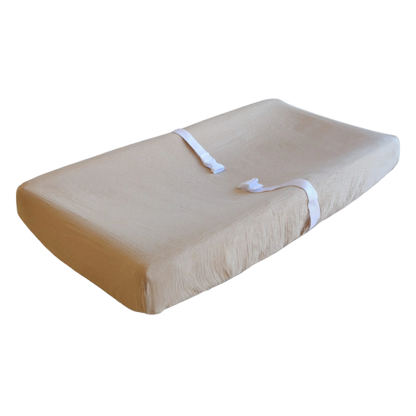Housse matelas à langer - Pale taupe