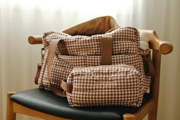 Pochette - Vichy brown