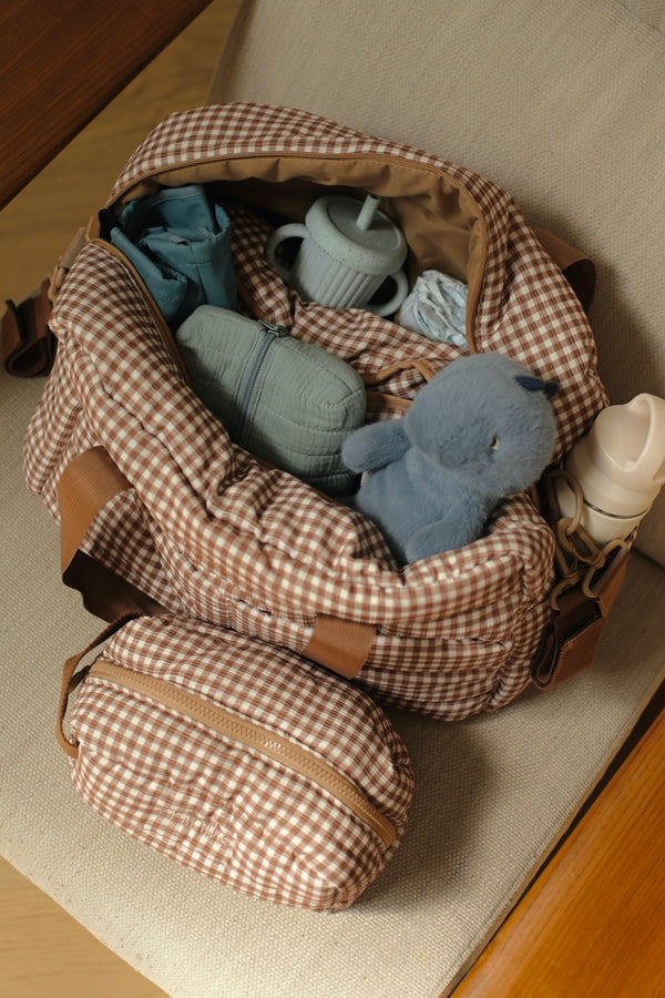 Pochette - Vichy brown