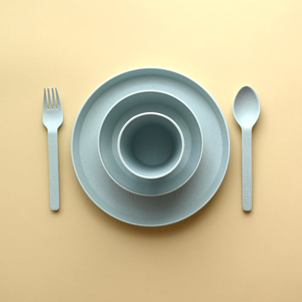 Wheat straw dinnerware set - Ice