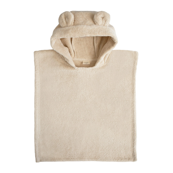 Bear poncho towel - Fog