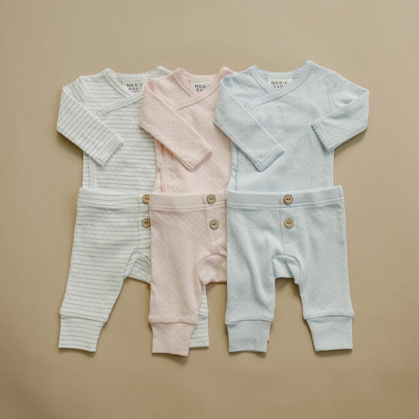 Ensemble de layette - Pointelle rose
