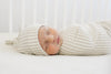 Swaddle blanket - Taupe stripe