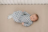 Bamboo gown - Blue checkered