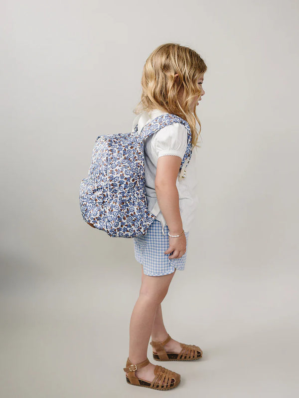 Mini backpack - Cottage blue floral