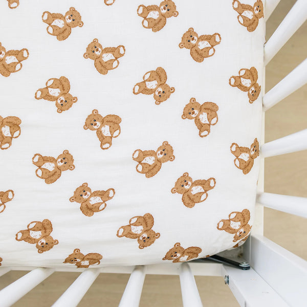 Crib sheet - Teddy bear