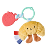 Chloé le croissant - Peluche de dentition