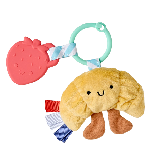 Chloé le croissant - Peluche de dentition