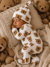 Pyjama à zip - Coton bio - Oursons