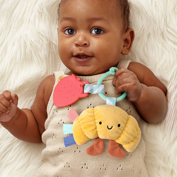 Chloé le croissant - Peluche de dentition