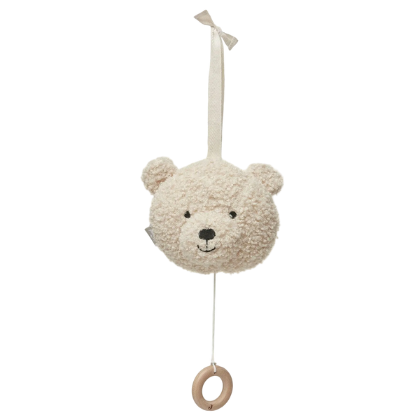Jouet musical à suspendre - Ourson naturel