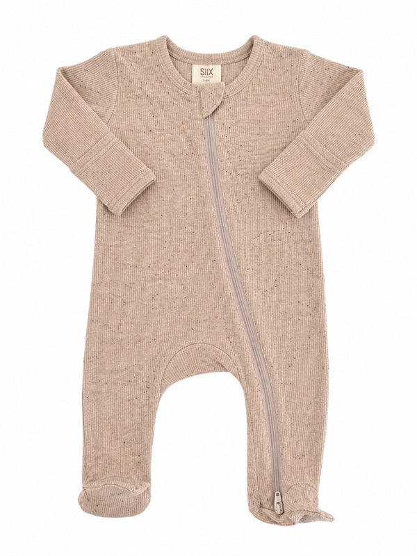 Pyjama à zip - Tan speckles