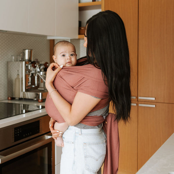 Bamboo baby carrier - Marron