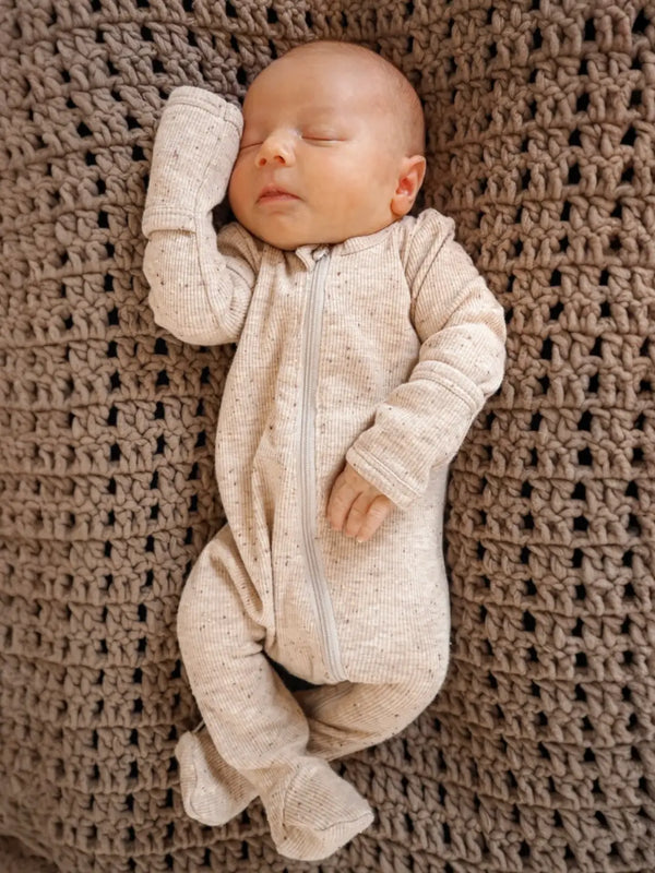 Pyjama à zip - Tan speckles