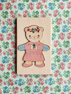 Wooden teddy dress up animal