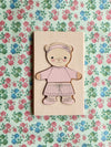 Wooden teddy dress up animal