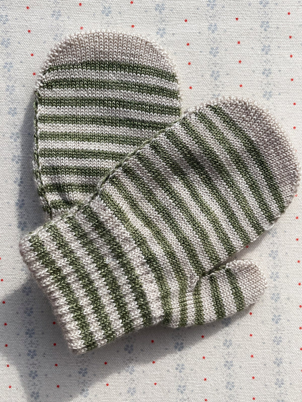 Ensemble de 2 paires de mitaines - Citron/Tea stripe