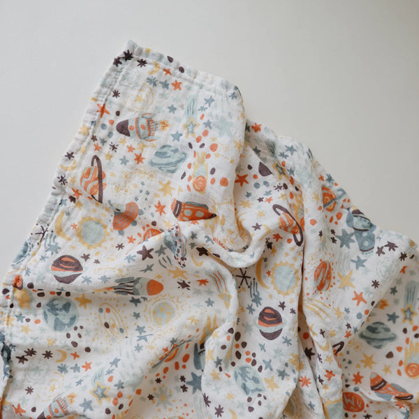 Mousseline coton bio - Space