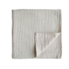 Mousseline coton bio - Sage stripe