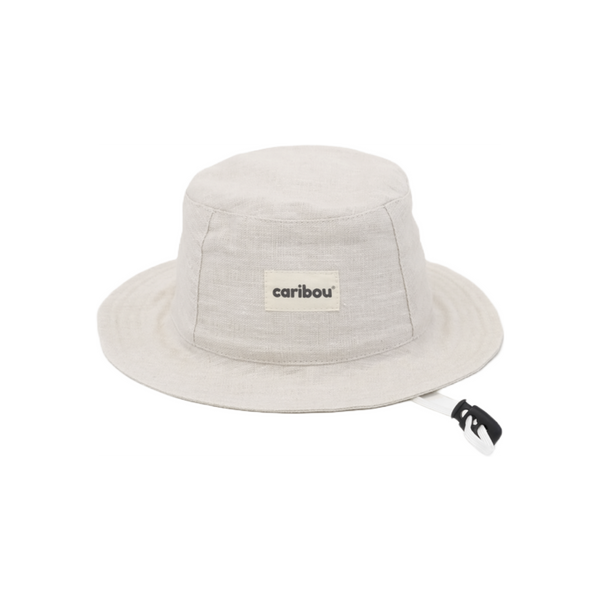 Linen bucket hat - Ecru