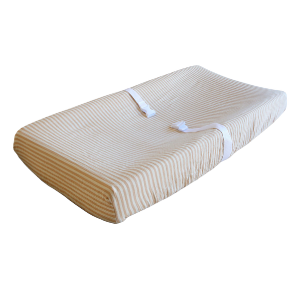 Changing pad cover - Natural stripes