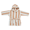Bathrobe - Stripe terry - Biscuit 