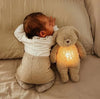 Peluche ours avec lampe et son - Sable