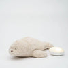 Peluche phoque avec lampe et son - Sable