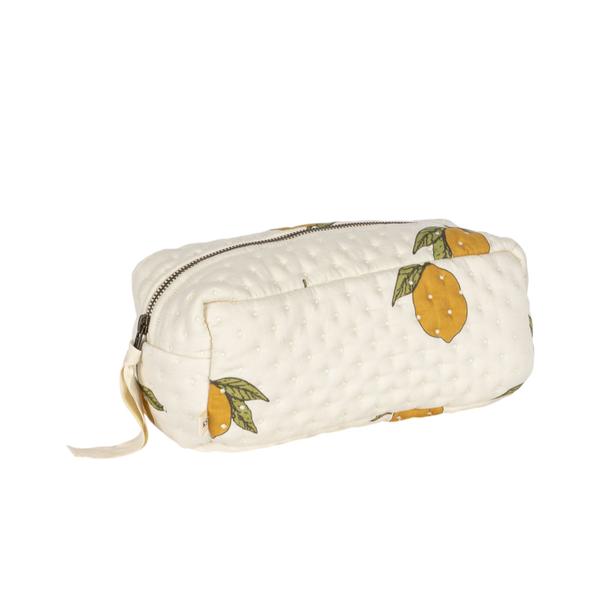 Small quilted toiletry bag - Mon grand citron