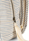Pochette avec tapis à langé intégré - Stripe blue