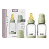 Biberon en verre avec tétine latex - 120ml - Paquet de 2 - Sage