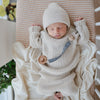 Attache-suce en lin - Paquet de 2 - Powder blue/Deep Sea