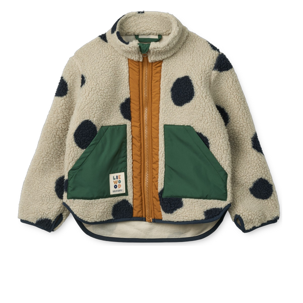 Nolan pile jacket - Spots