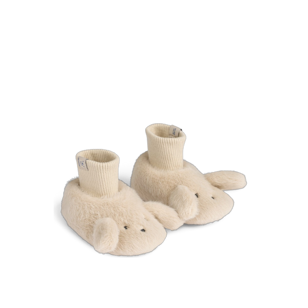 Beth Bear Plush Slipper - Mist