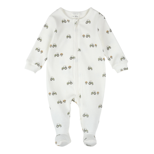 Pyjama à imprimés 'tracteurs'