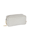 Small quilted toiletry bag - Stripe blue