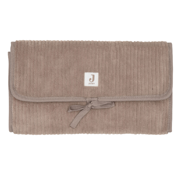 Changing pad with storage pockets - Milky coffee