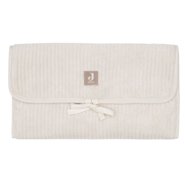 Changing pad with storage pockets - Oatmeal