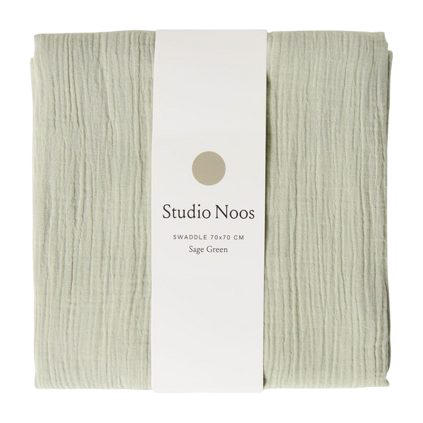 Couverture mousseline - Sage green